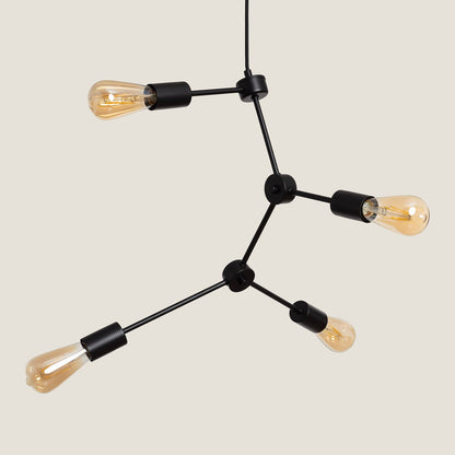 Lámpara Colgante de Metal Molecular