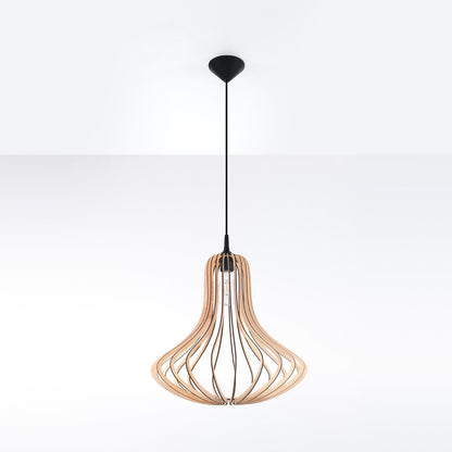 Lámpara Colgante Elza Madera SOLLUX