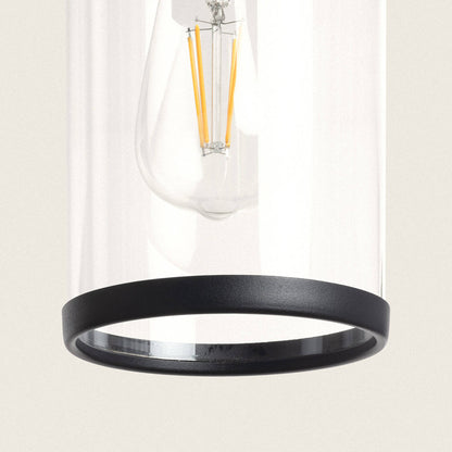 Lámpara Colgante Exterior Cristal Silphco