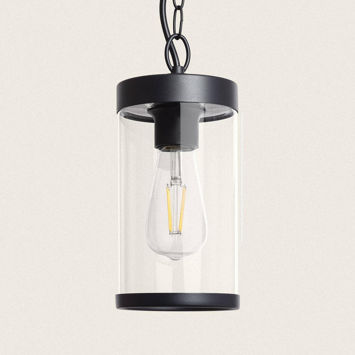 Lámpara Colgante Exterior Cristal Silphco