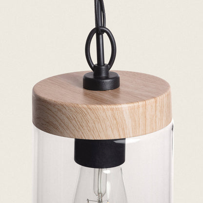 Lámpara Colgante Exterior Cristal Silphco
