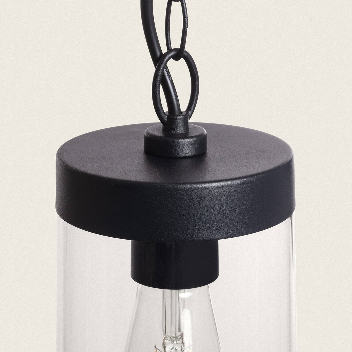 Lámpara Colgante Exterior Cristal Silphco