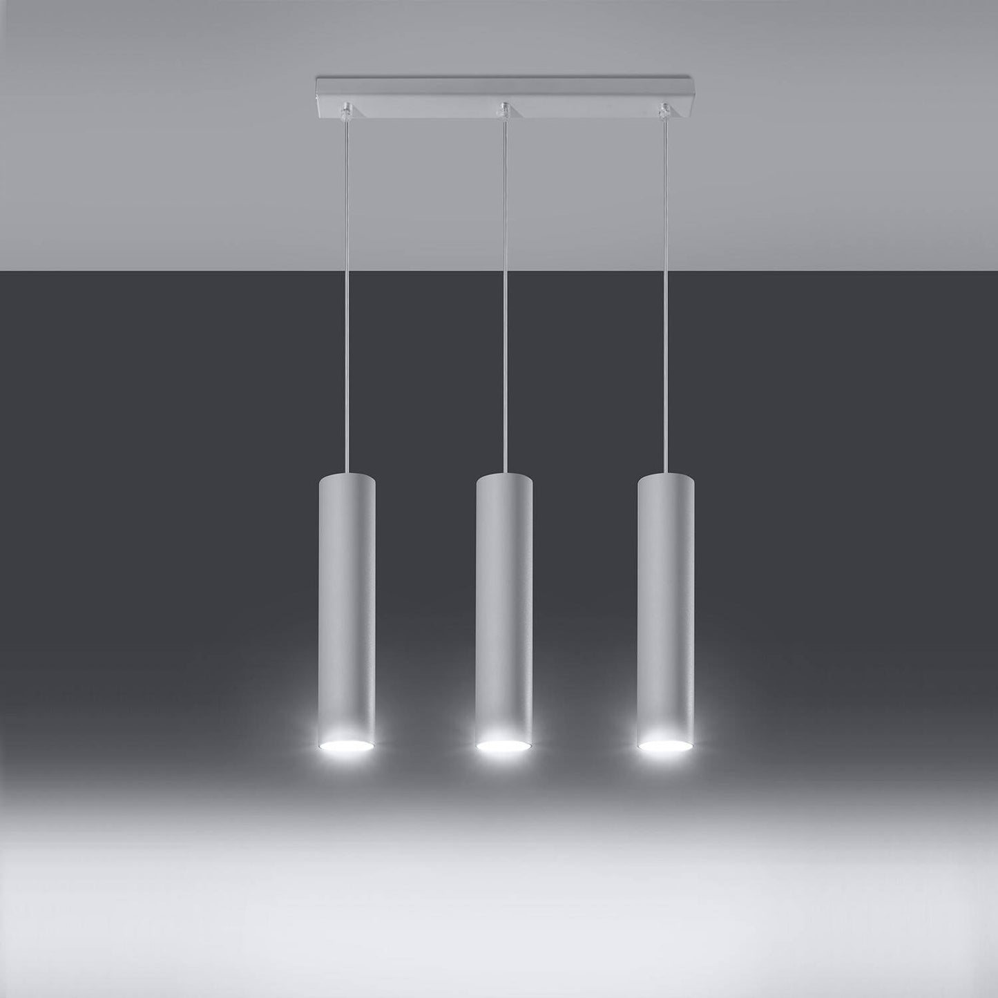 Lámpara Colgante Lagos 3L Metal SOLLUX