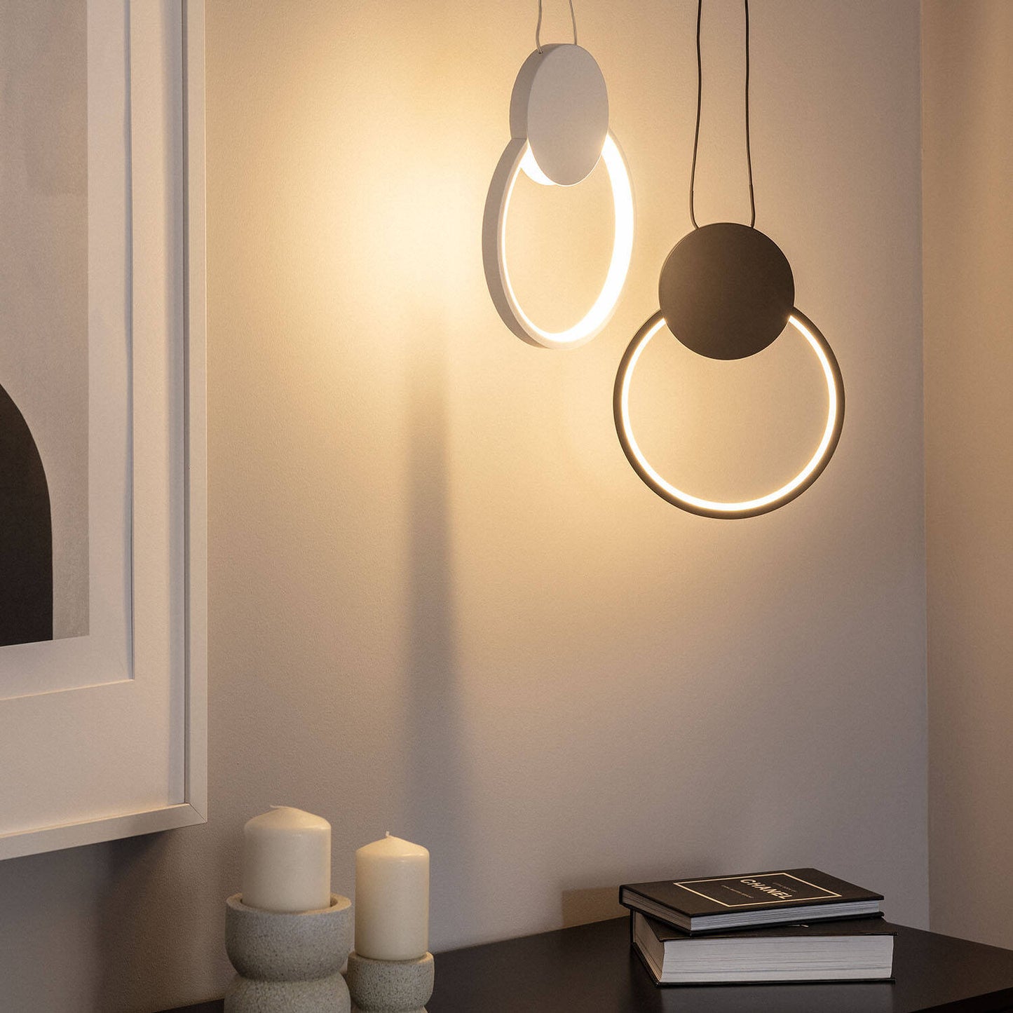 Lámpara Colgante LED 10W Aluminio Stendhal