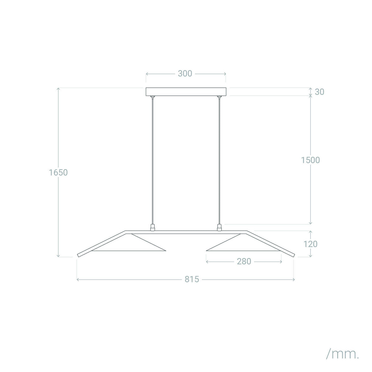 Lámpara Colgante LED 10W Regulable en Altura Metal Evian