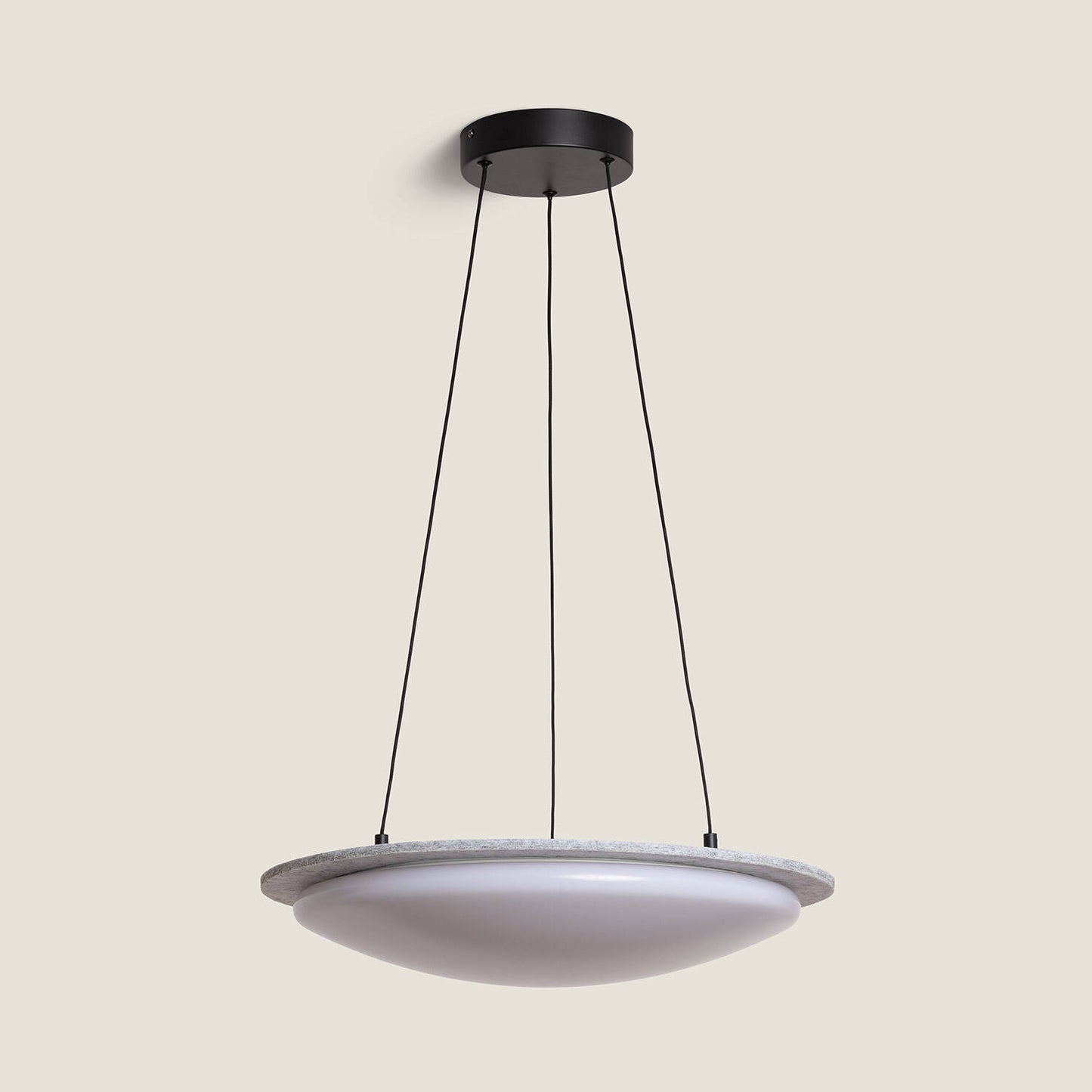 Lámpara Colgante acústica LED 24W Fieltro CCT Seleccionable Lezhan