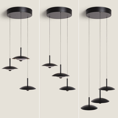 Lámpara Colgante LED 24W Regulable en Altura Metal CCT Seleccionable  Seleccionable Shirak 3 Focos