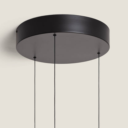 Lámpara Colgante LED 24W Regulable en Altura Metal CCT Seleccionable  Seleccionable Shirak 3 Focos
