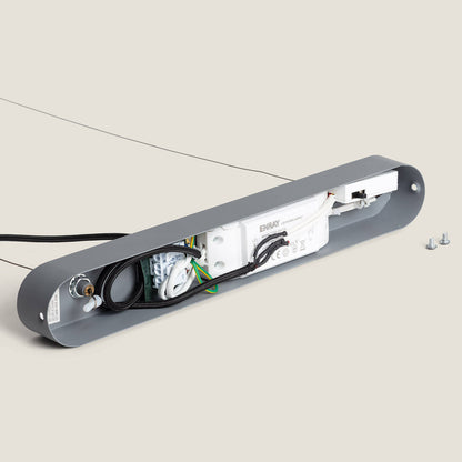 Lámpara Colgante Lineal LED 24W Yeso CCT Seleccionable Kirnber