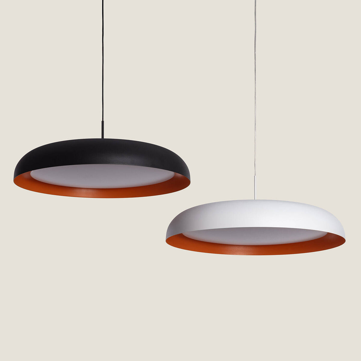 Lámpara Colgante LED 28W Acero Deyang