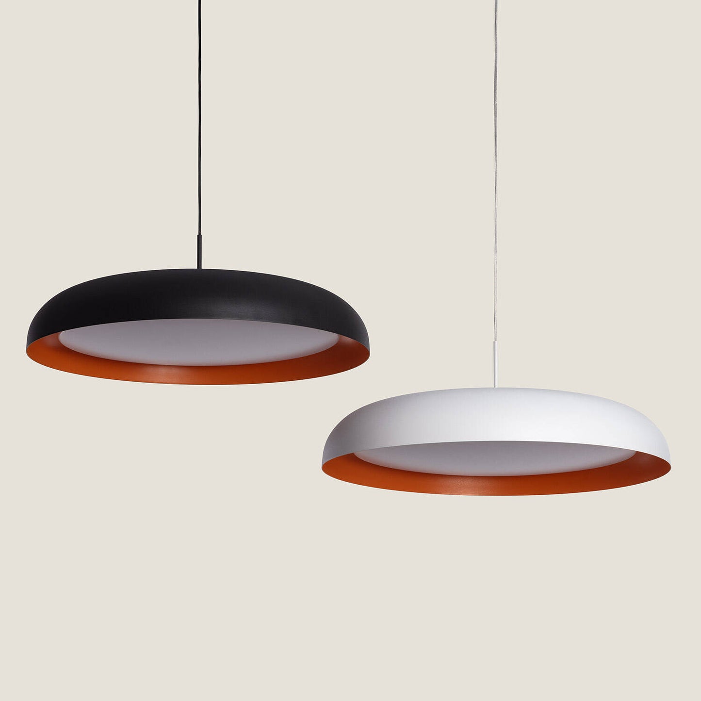 Lámpara Colgante LED 28W Acero Deyang