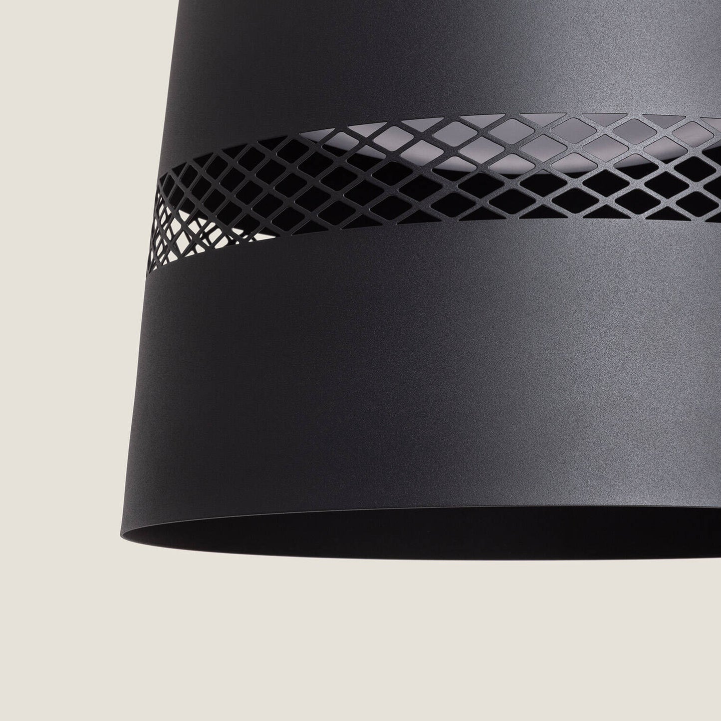 Lámpara Colgante LED 28W Acero Saska