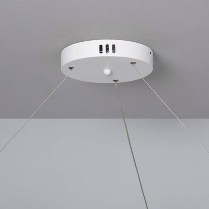 Lámpara Colgante LED 28W Aluminio CCT Seleccionable Big Ivalo Ø 1 Metro