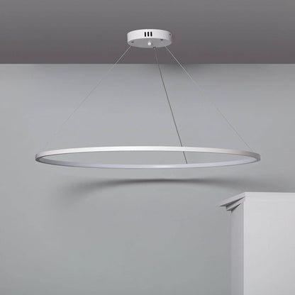 Lámpara Colgante LED 28W Aluminio CCT Seleccionable Big Ivalo Ø 1 Metro