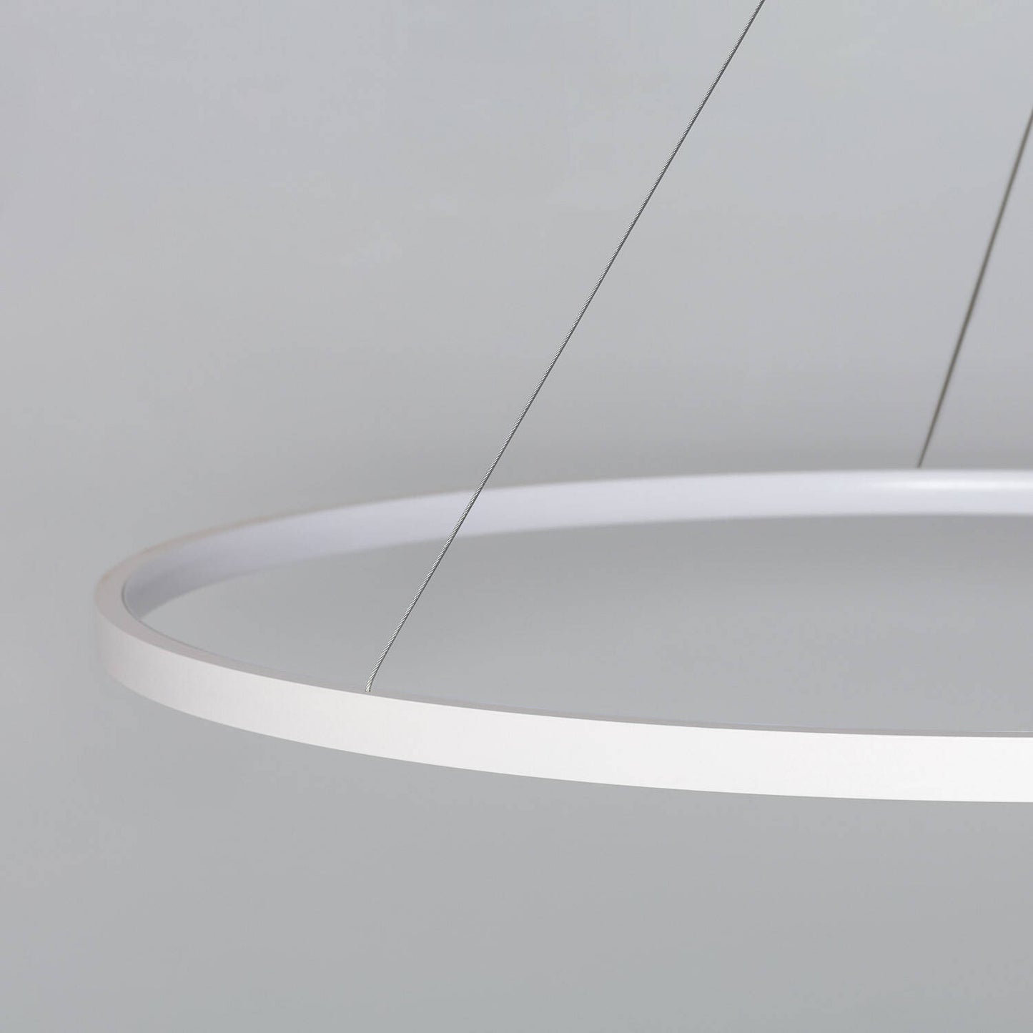 Lámpara Colgante LED 28W Aluminio CCT Seleccionable Big Ivalo Ø 1 Metro