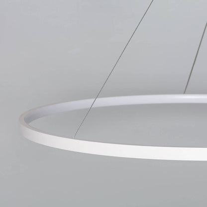 Lámpara Colgante LED 28W Aluminio CCT Seleccionable Big Ivalo Ø 1 Metro