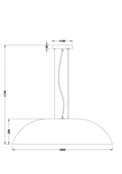 Lámpara Colgante Acústica LED 30W Fieltro Misis-L