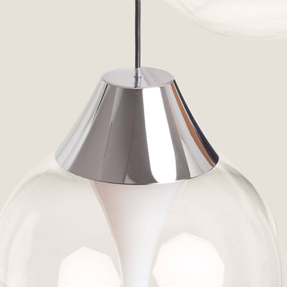 Lámpara Colgante Cristal LED 30W Liborina 3 Focos