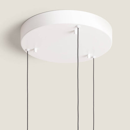 Lámpara Colgante Cristal LED 30W Liborina 3 Focos