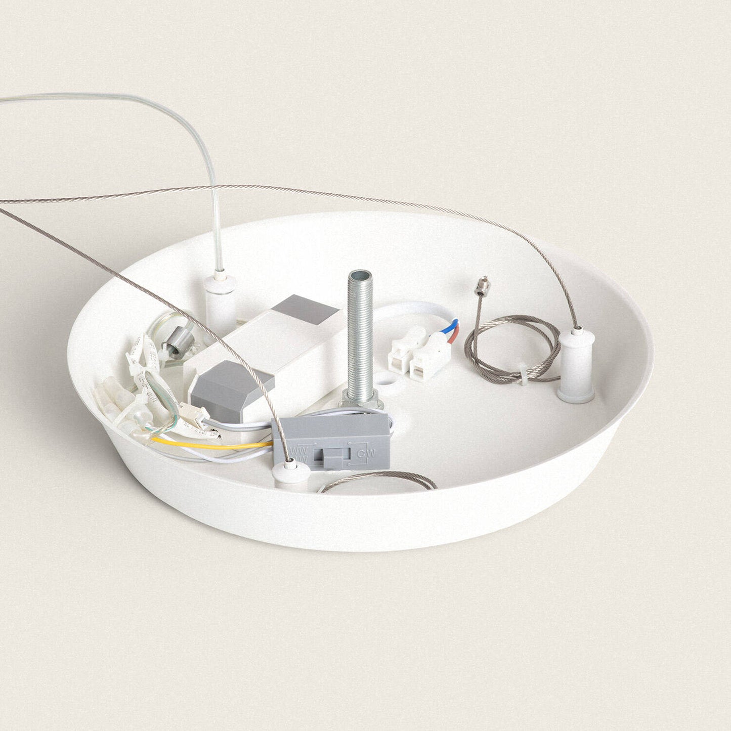 Lámpara Colgante LED 50W Aluminio CCT Seleccionable Jacob-L
