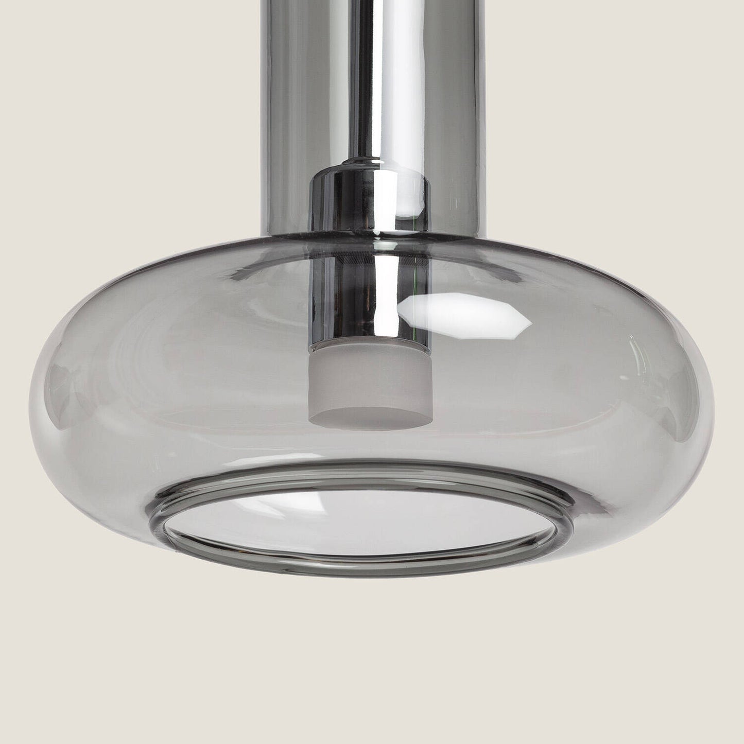 Lámpara Colgante LED 5W Aluminio y Cristal Fontans