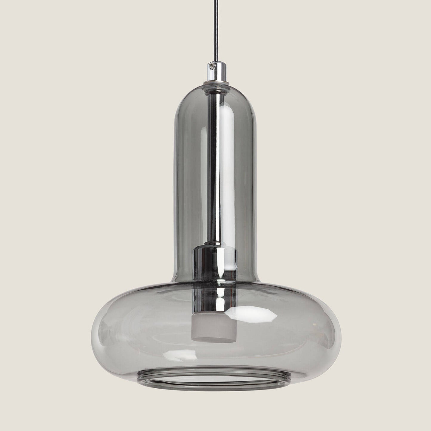 Lámpara Colgante LED 5W Aluminio y Cristal Fontans