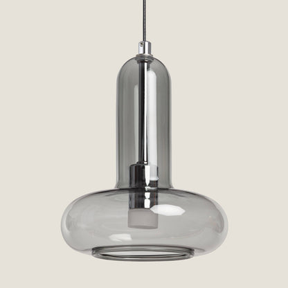 Lámpara Colgante LED 5W Aluminio y Cristal Fontans
