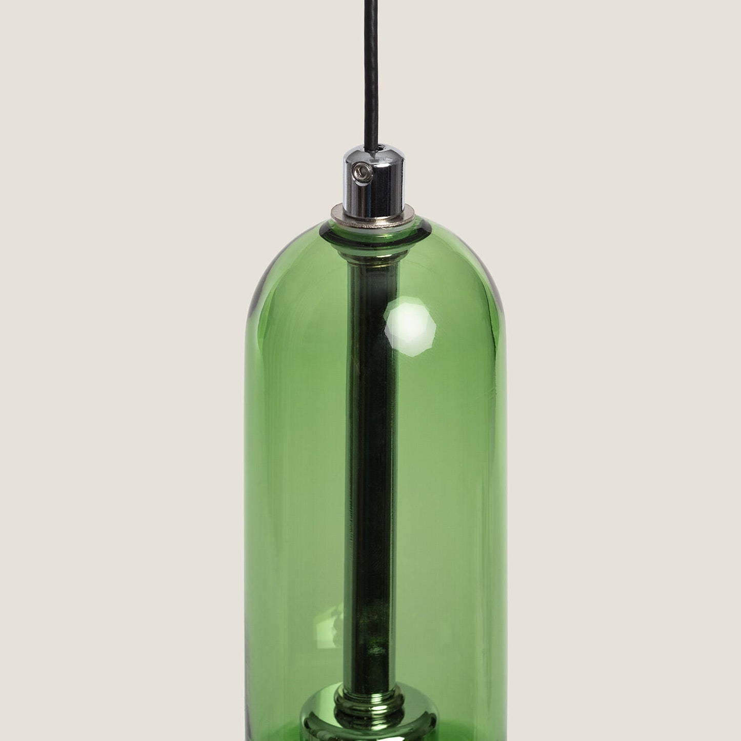 Lámpara Colgante LED 5W Aluminio y Cristal Fontans