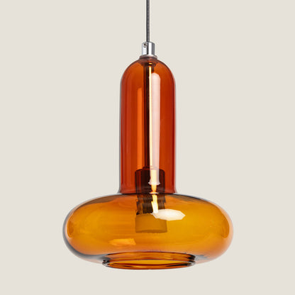 Lámpara Colgante LED 5W Aluminio y Cristal Fontans