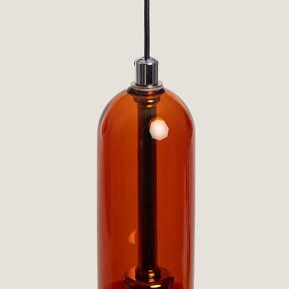 Lámpara Colgante LED 5W Aluminio y Cristal Fontans