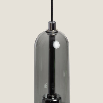Lámpara Colgante LED 5W Aluminio y Cristal Fontans
