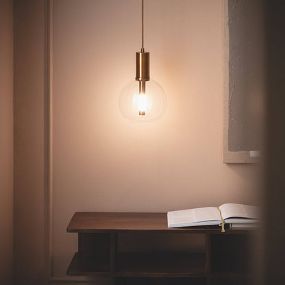 Lámpara Colgante LED 5W Metal y Cristal Ludvika