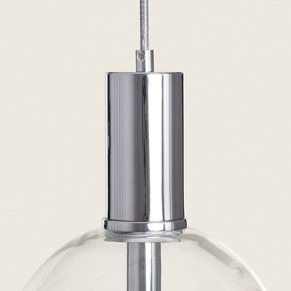 Lámpara Colgante LED 5W Metal y Cristal Ludvika