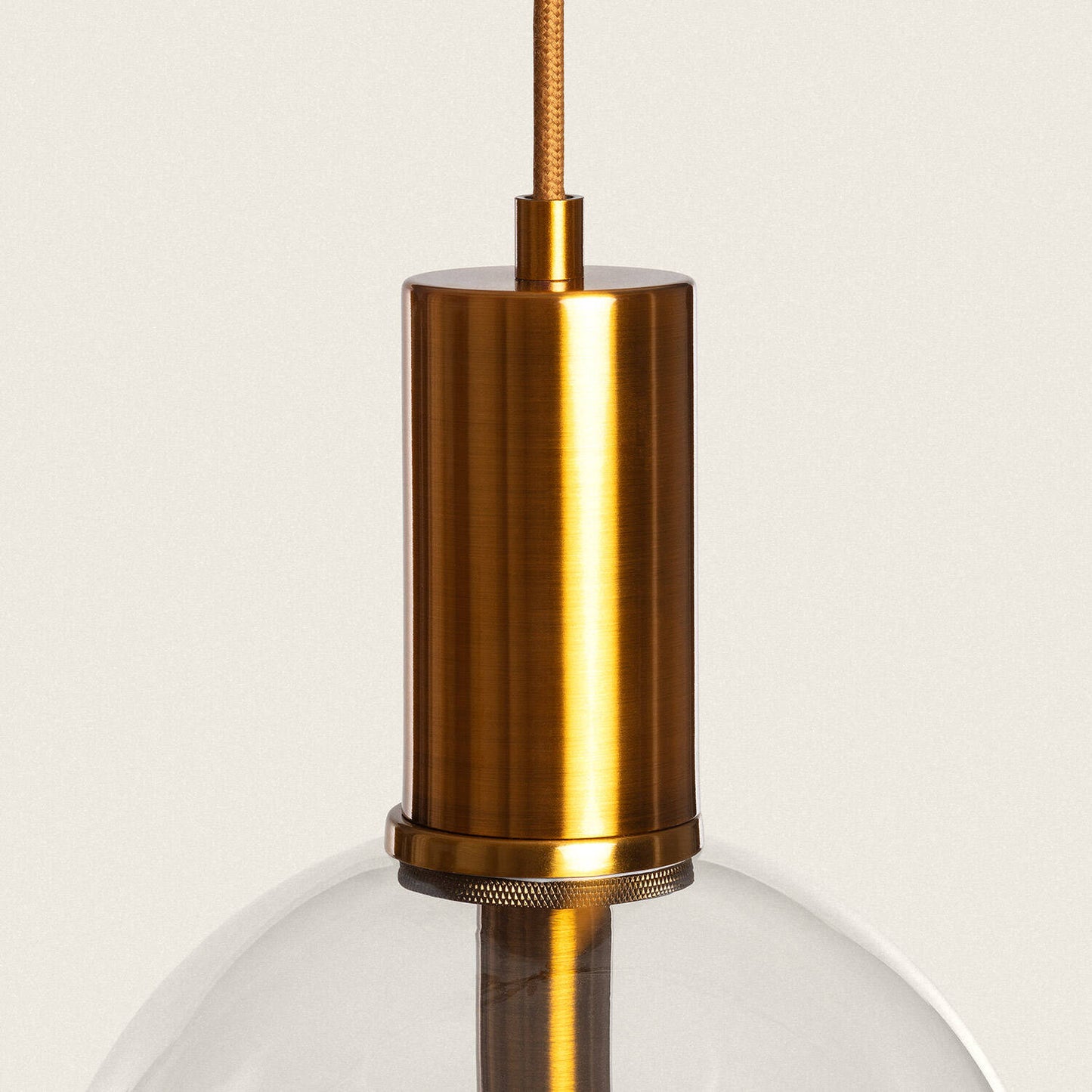 Lámpara Colgante LED 5W Metal y Cristal Ludvika