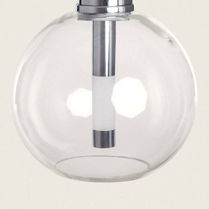 Lámpara Colgante LED 5W Metal y Cristal Ludvika