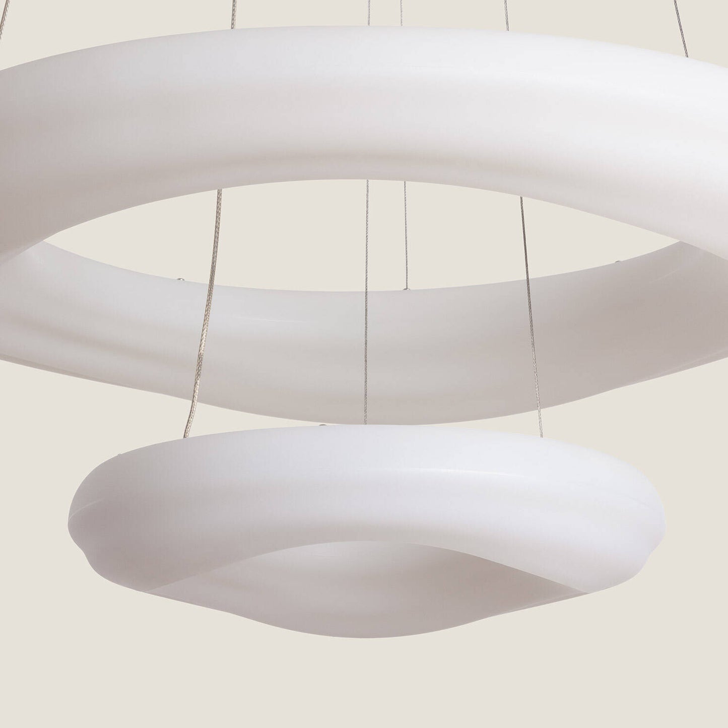 Lámpara Colgante LED 72W Metal Ø550 mm Kate Duo