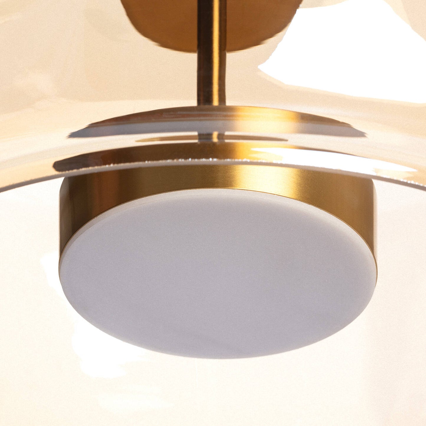 Lámpara Colgante LED 7W Metal y Cristal Aba