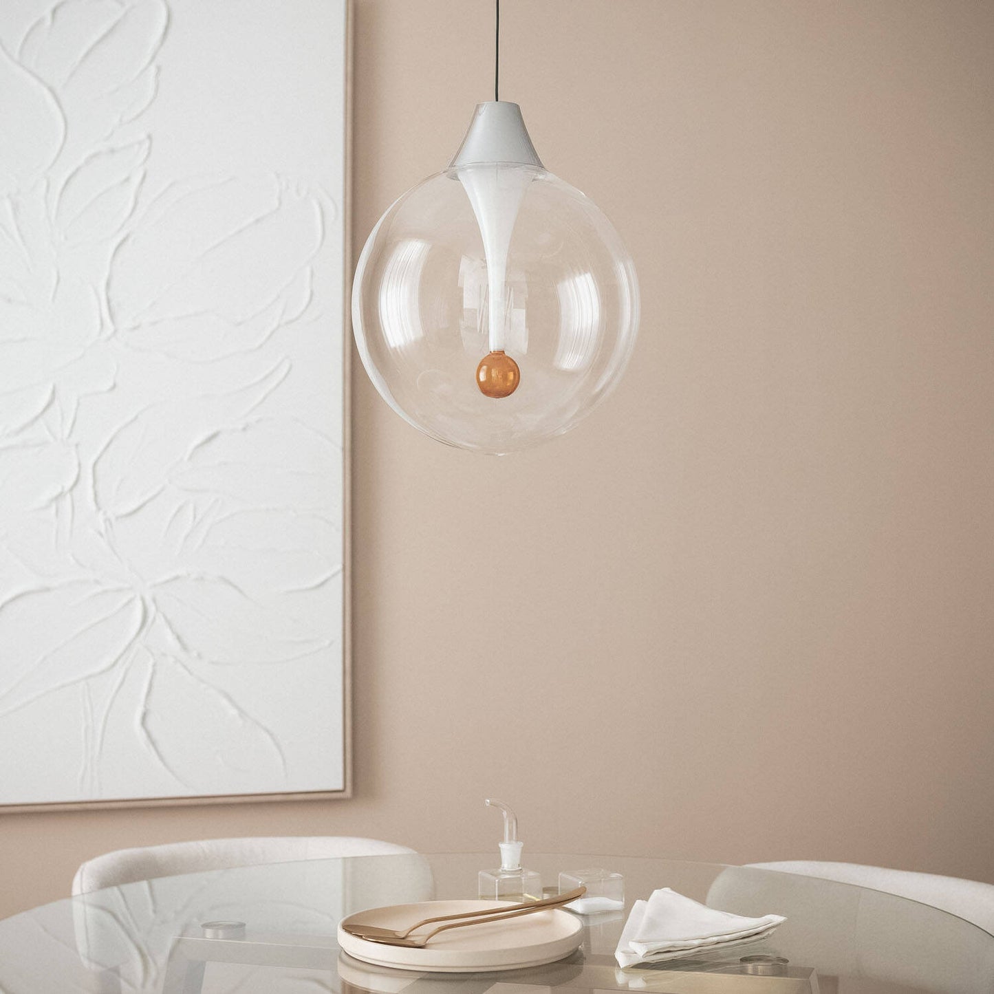 Lámpara Colgante LED Cristal Liborina
