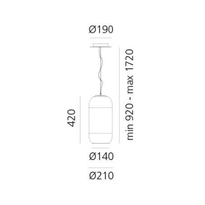 Lámpara Colgante LED Gople 20W ARTEMIDE