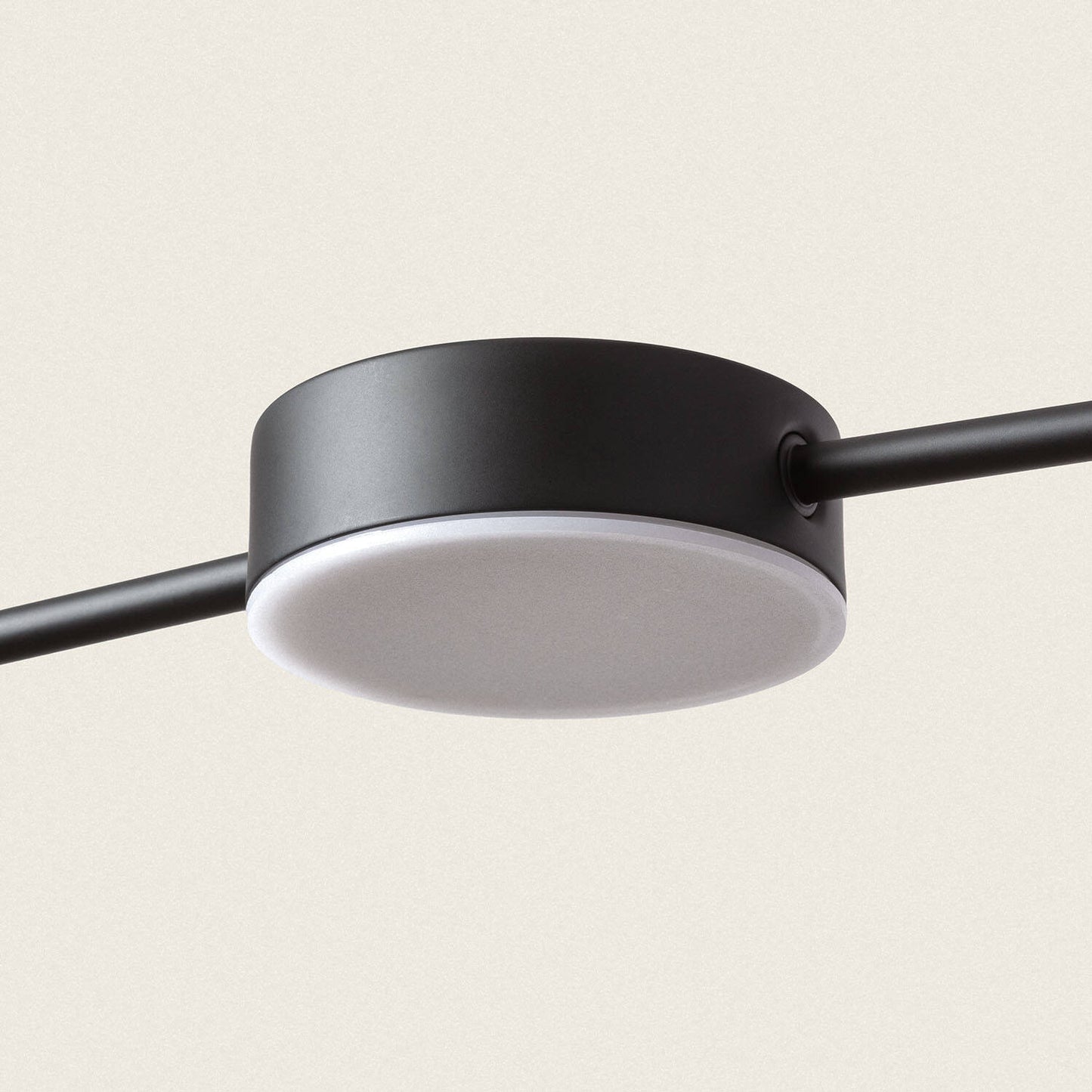 Lámpara Colgante Lineal LED 18W Metal y Cristal Kurna
