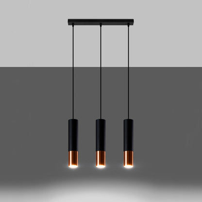 Lámpara Colgante Loopez 3L Metal SOLLUX