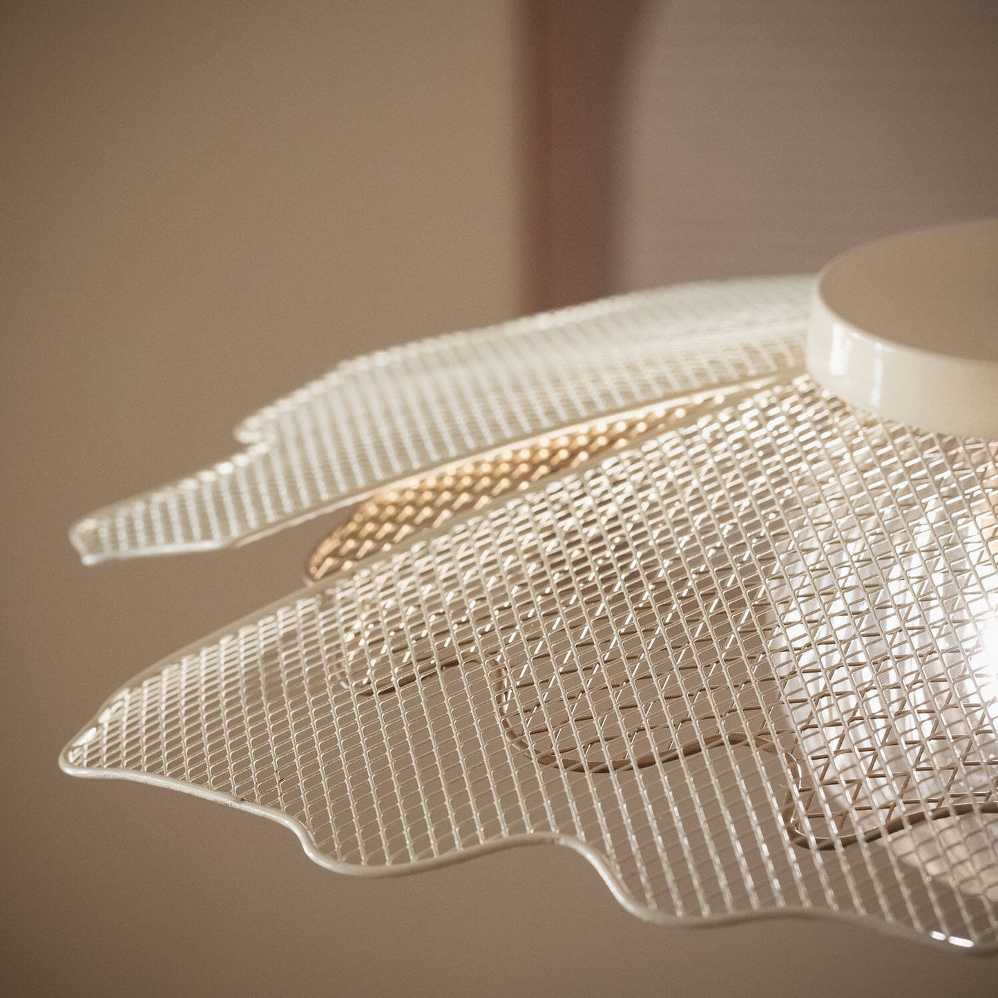 Lámpara Colgante Metal Cristal Pianella  ILUZZIA