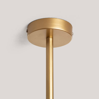 Lámpara Colgante Metal Cristal Routi  ILUZZIA