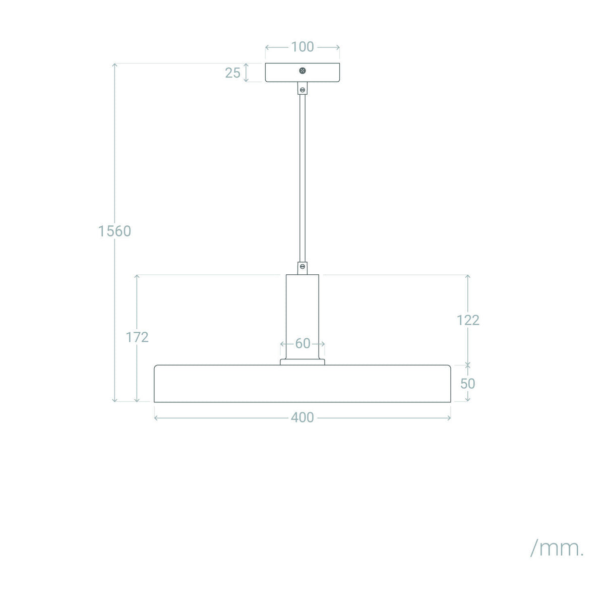 Lámpara Colgante Metal Furiko