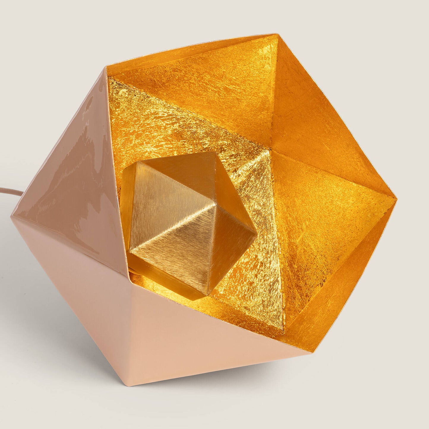 Lámpara Colgante Metal Gold Elia