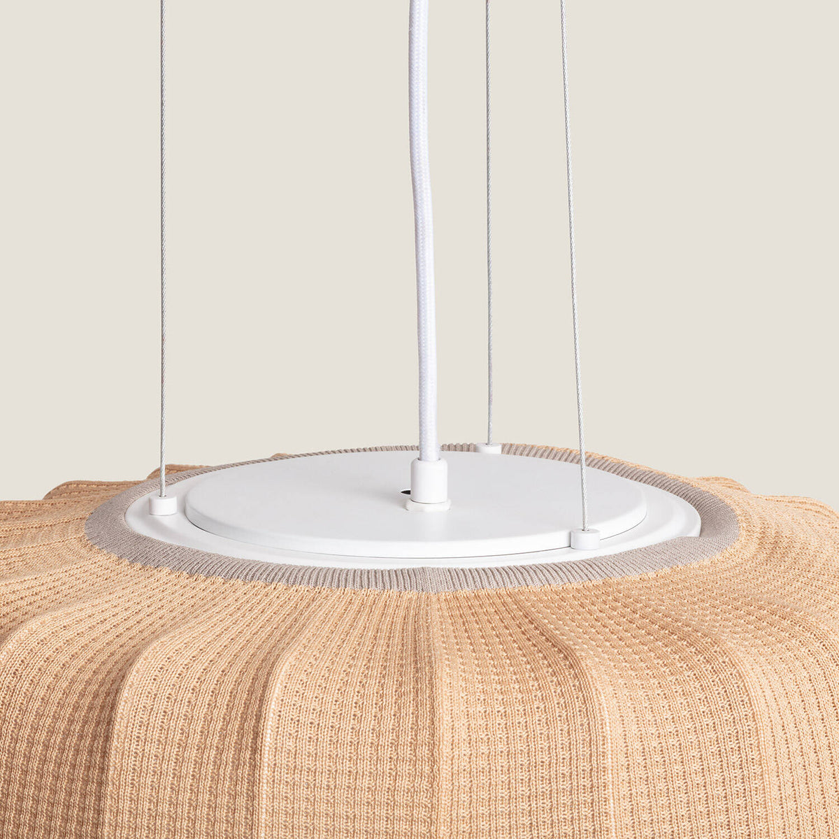Lámpara Colgante LED 12 W Algodón Patoka