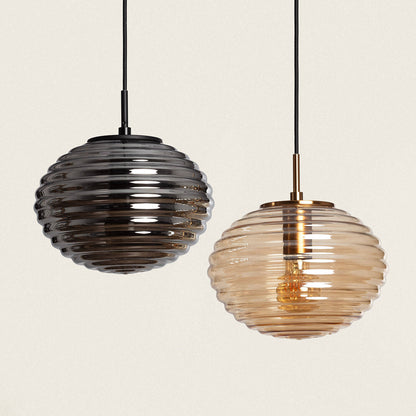 Lámpara Colgante Metal y Cristal Ailen