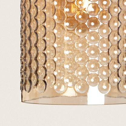 Lámpara Colgante Metal y Cristal Large Bernie