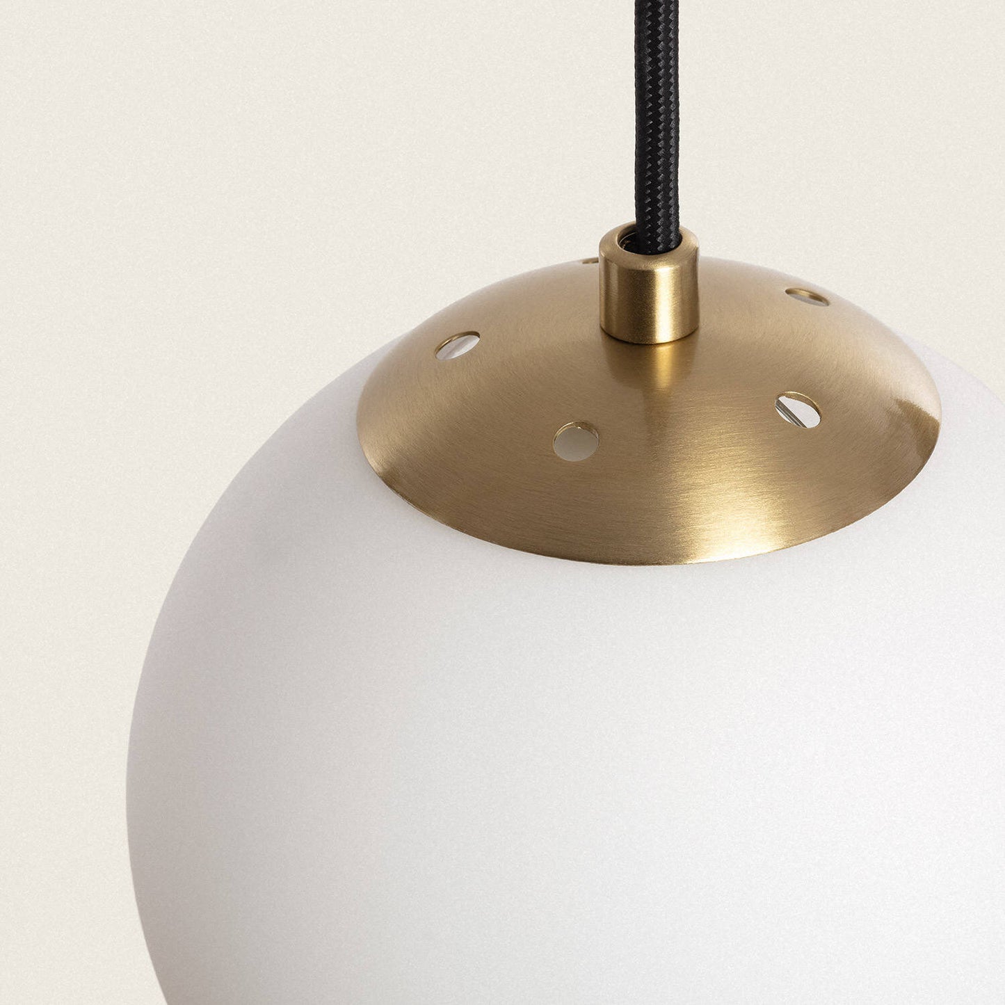 Lámpara Colgante Metal y Cristal Moonlight Brass 5 Focos