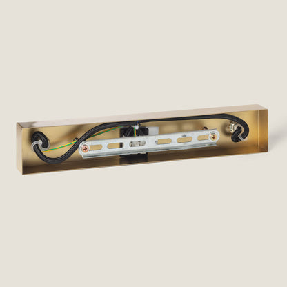 Lámpara Colgante Metal y Cristal Moonlight Brass 6 Focos